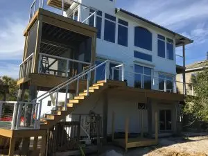 Four story deck St. George Island