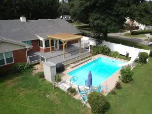 Trex composite deck