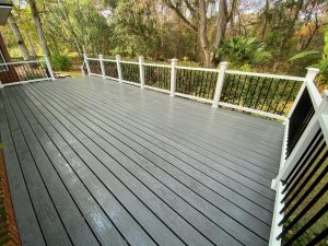 trex composite deck boards and handrail 1427 conservancy drive east