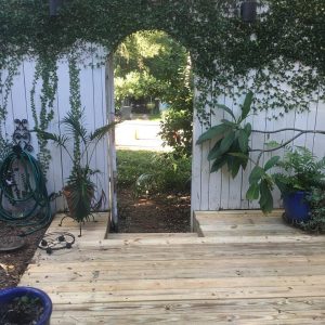 fence archway